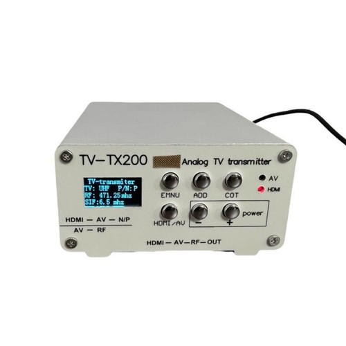 Tx200 vhf uhf trasmettitore - tv-tx200, vhf/uhf